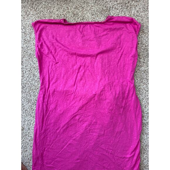 TALBOTS Women's Hot Pink Cotton Dress, size 3X, Eyelet detailing, Soft Cotton - Picture 10 of 10